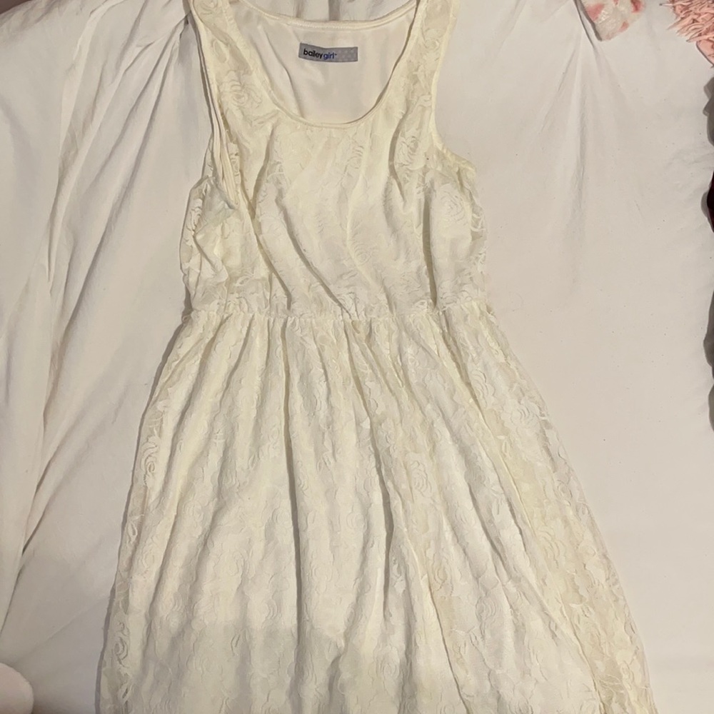 White flower dress